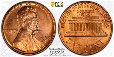 1960-D/D 1C Small/Large Date MS64RD