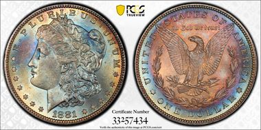 1881 $1 MS63