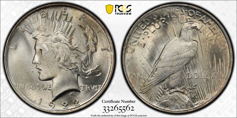 Cert 33265562 - Coin Image