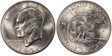 1971-D $1 MS65