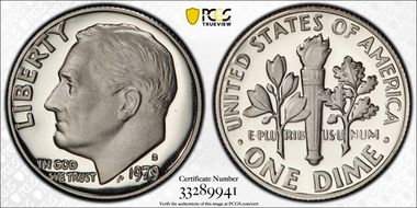 1979-S 10C Type 1 PR70DCAM