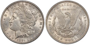 1891 $1 MS61