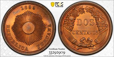 1895 2C KM-188.2 MS64RB