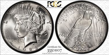 1928 $1 MS66+