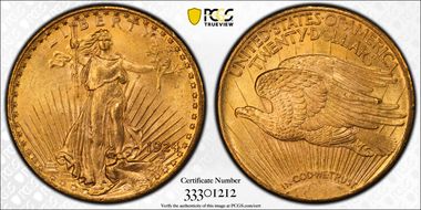1924 $20 MS64