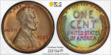 1956 1C MS65BN