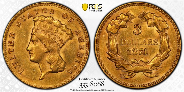 Cert 33318068 - Coin Image