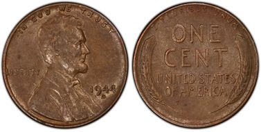 1944-D 1C DDO FS-101 AU50BN