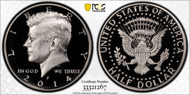 2014-P 50C Silver 50th Anniversary Set PR69DCAM