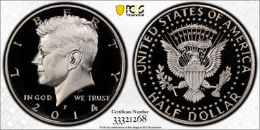 2014-P 50C Silver 50th Anniversary Set PR69DCAM