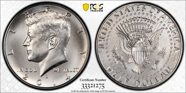 2014-D 50C Silver, 50th Anniversary Set MS69