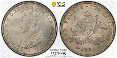 1935(m) Florin MS63