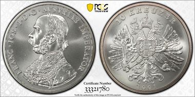 2001 10 Kr X-M50 MS68