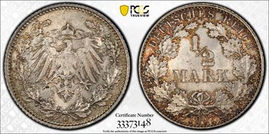 1907-D 1/2 Mk J-16 MS66