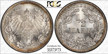 1916-D 1/2 Mk J-16 MS67