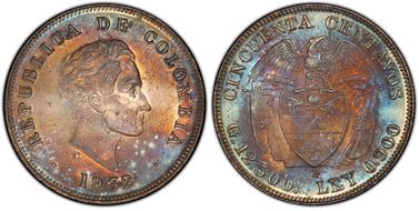 1932-B 50C Restrepo-414.18 MS64+