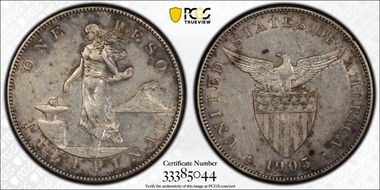 1905-S Peso Allen-16.06 Curved Serif N1