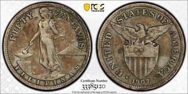 1907 50C VF25