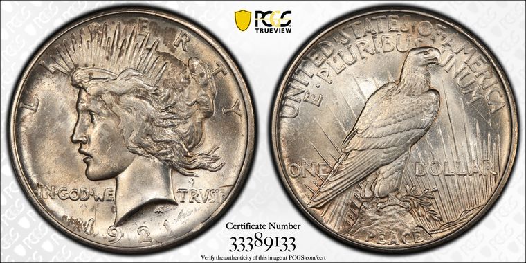 Cert 33389133 - Coin Image