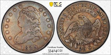 1825/4/2 25C B-1 VF20