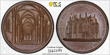 1849 Medal Gaed-2091 Bronzed AE SP64