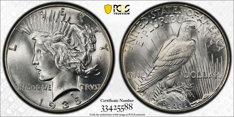 Cert 33425588 - Coin Image