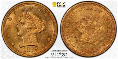 1877 $2.50 MS63