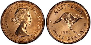 1961 Y. (p) 1/2D PR64RD