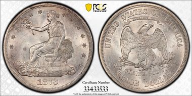 1873-S T$1 Trade MS62