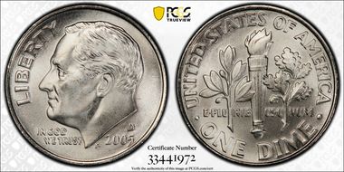 2005-D 10C Satin Finish SP69FB