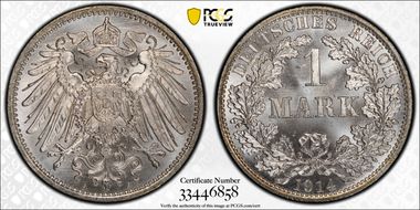 1914-A Mark J-17 Ag MS67