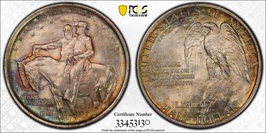 1925 50C Stone Mountain MS64