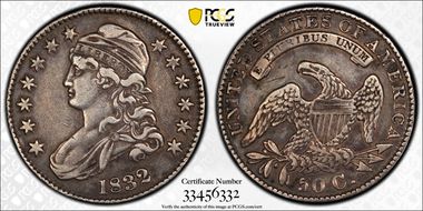 1832 50C Small Letters VF30