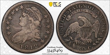 1812 50C VF25