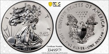 2013-W $1 Reverse Proof West Point Mint Set PR70