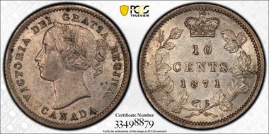 1871 10C AU55