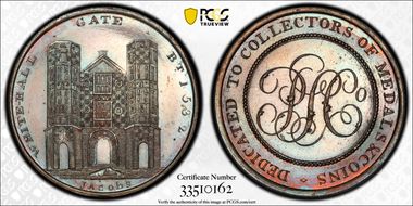 (c.1790) Tk 1/2D DH-663 Middlesex, Skidmore's MS64BN