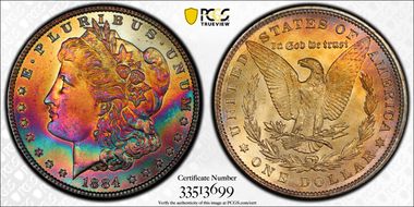 1884 $1 MS66+