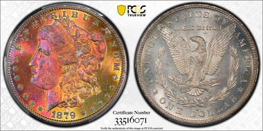 1879-S $1 MS65+