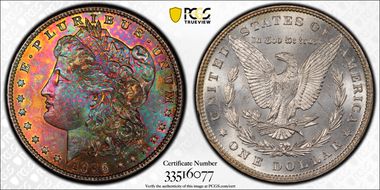 1896 $1 MS66