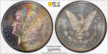 1887 $1 MS64DMPL