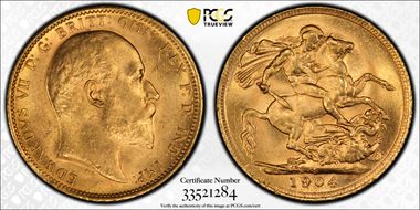 1904-S Sov S-3973 MS63+