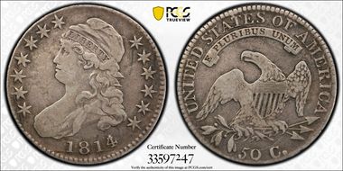1814/3 50C VF20
