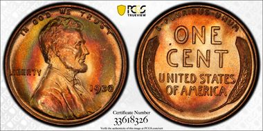 1930 1C MS66RB