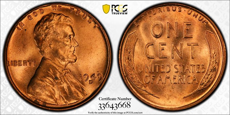 Cert 33643668 - Coin Image