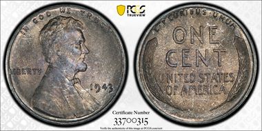 1943 1C MS65