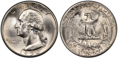 1950-S 25C DDR, FS-801 MS65