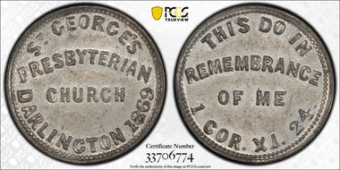 1869 Token Darlington BR-1876 AU55