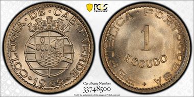 1949 Escudo MS66