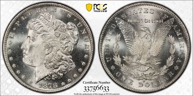 1878-S $1 MS64